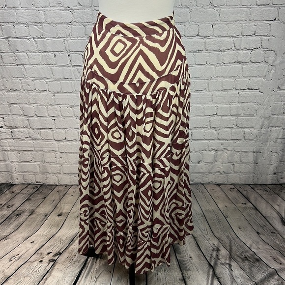 SOFT SURROUNDINGS Tiered Maxi Skirt, Size XS Petite - Picture 2 of 9
